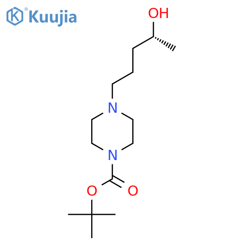 tert-butyl 4-(4R)-4-hydroxypentylpiperazine-1-carboxylate structure