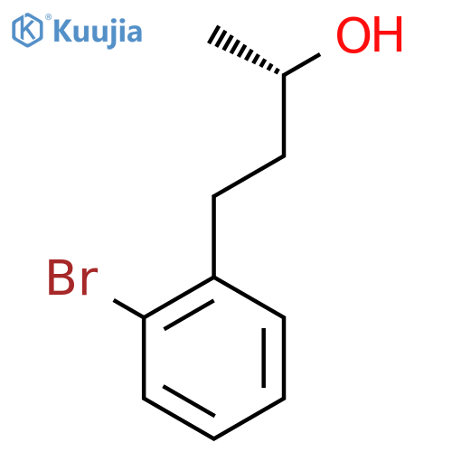 (2S)-4-(2-bromophenyl)butan-2-ol structure