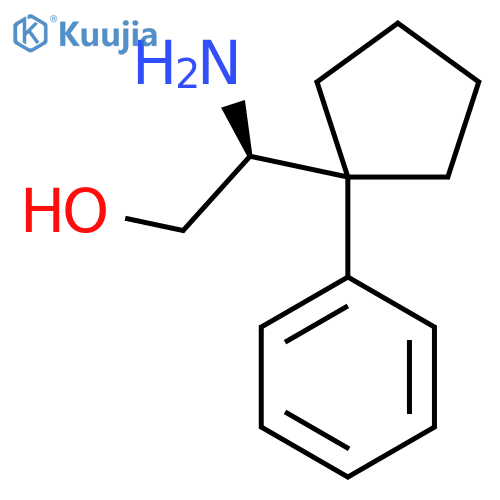 (2S)-2-amino-2-(1-phenylcyclopentyl)ethan-1-ol structure