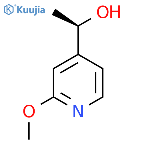 (1R)-1-(2-methoxypyridin-4-yl)ethan-1-ol structure
