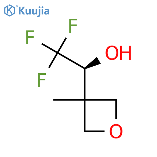 (1S)-2,2,2-trifluoro-1-(3-methyloxetan-3-yl)ethan-1-ol structure