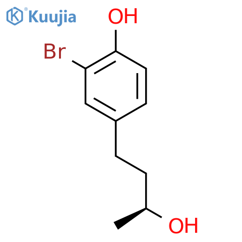 2-bromo-4-(3S)-3-hydroxybutylphenol structure