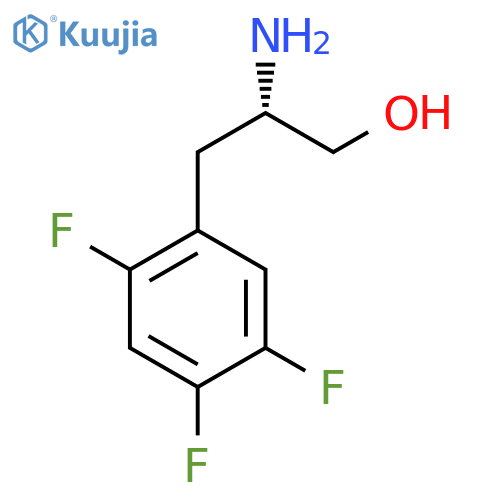 (2S)-2-amino-3-(2,4,5-trifluorophenyl)propan-1-ol structure