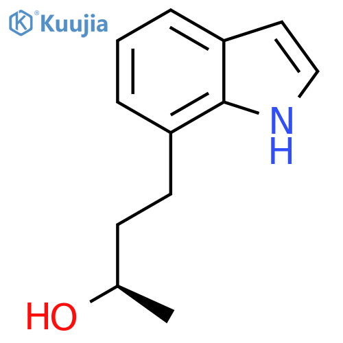 (2R)-4-(1H-indol-7-yl)butan-2-ol structure