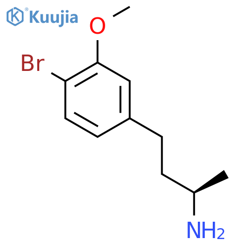 (2R)-4-(4-bromo-3-methoxyphenyl)butan-2-amine structure