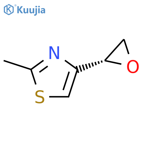 2-methyl-4-(2R)-oxiran-2-yl-1,3-thiazole structure