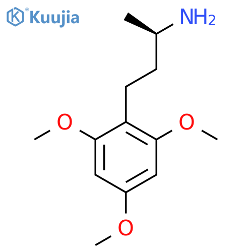 (2R)-4-(2,4,6-trimethoxyphenyl)butan-2-amine structure