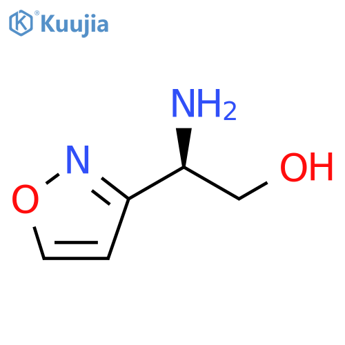 (2R)-2-amino-2-(1,2-oxazol-3-yl)ethan-1-ol structure
