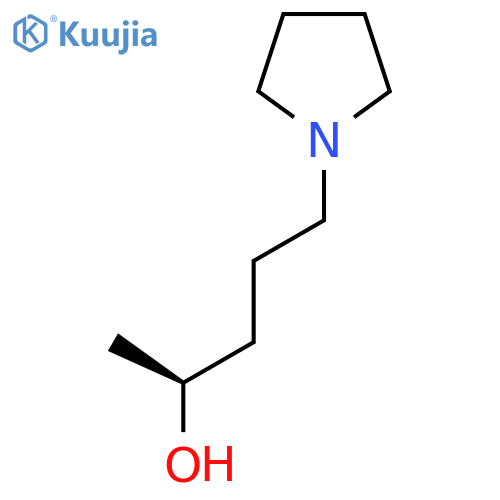 (2S)-5-(pyrrolidin-1-yl)pentan-2-ol structure