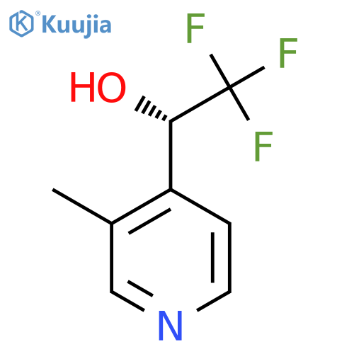 (1S)-2,2,2-trifluoro-1-(3-methylpyridin-4-yl)ethan-1-ol structure