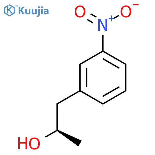 (2R)-1-(3-nitrophenyl)propan-2-ol structure