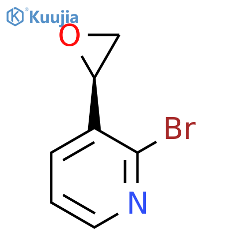 2-bromo-3-(2R)-oxiran-2-ylpyridine structure