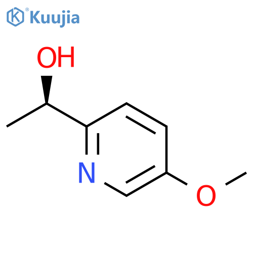 (1R)-1-(5-methoxypyridin-2-yl)ethan-1-ol structure