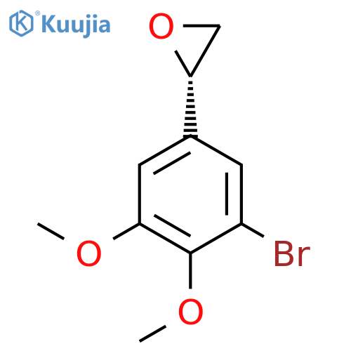 (2S)-2-(3-bromo-4,5-dimethoxyphenyl)oxirane structure