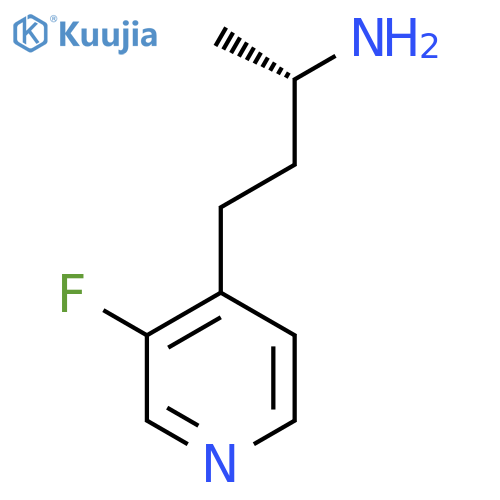 (2S)-4-(3-fluoropyridin-4-yl)butan-2-amine structure