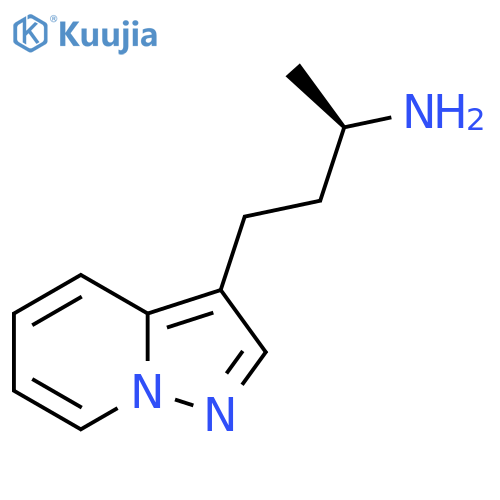 (2R)-4-{pyrazolo1,5-apyridin-3-yl}butan-2-amine structure
