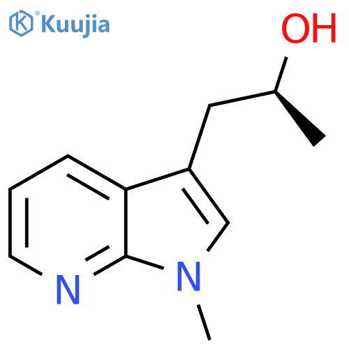 (2S)-1-{1-methyl-1H-pyrrolo2,3-bpyridin-3-yl}propan-2-ol structure