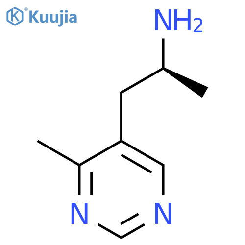 (2S)-1-(4-methylpyrimidin-5-yl)propan-2-amine structure