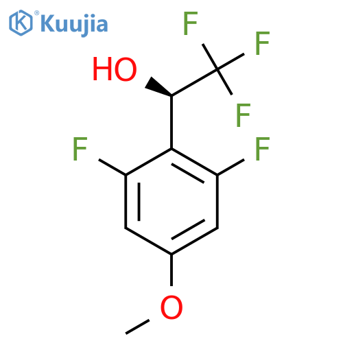 (1R)-1-(2,6-difluoro-4-methoxyphenyl)-2,2,2-trifluoroethan-1-ol structure