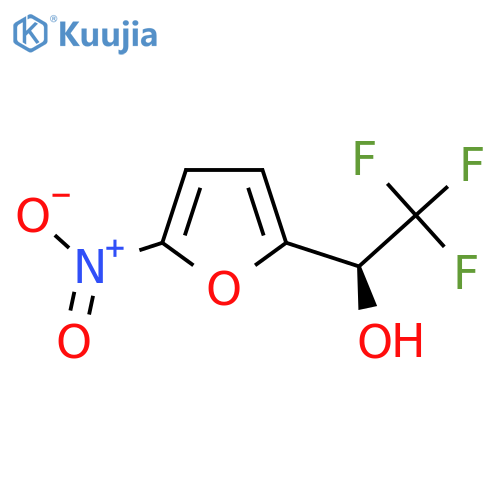 (1S)-2,2,2-trifluoro-1-(5-nitrofuran-2-yl)ethan-1-ol structure
