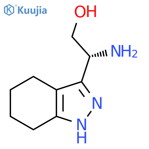 (2R)-2-amino-2-(4,5,6,7-tetrahydro-1H-indazol-3-yl)ethan-1-ol structure