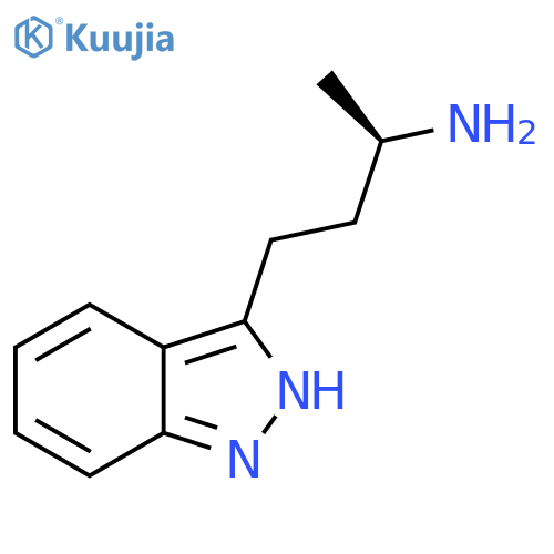 (2R)-4-(1H-indazol-3-yl)butan-2-amine structure