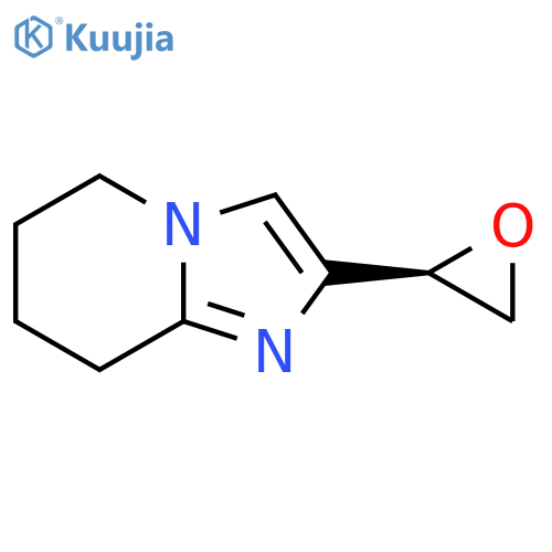 2-(2R)-oxiran-2-yl-5H,6H,7H,8H-imidazo1,2-apyridine structure