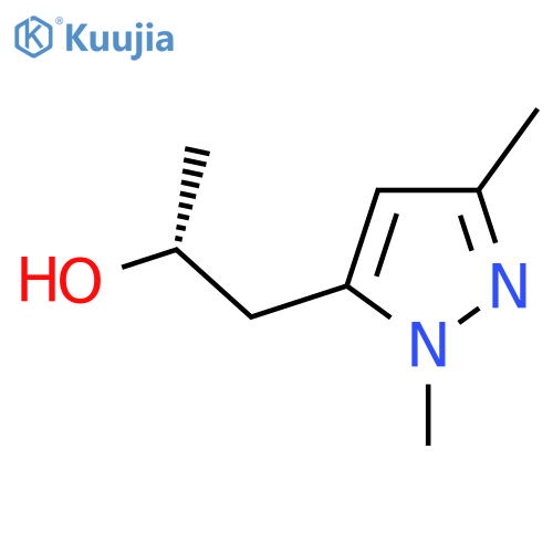 (2R)-1-(1,3-dimethyl-1H-pyrazol-5-yl)propan-2-ol structure
