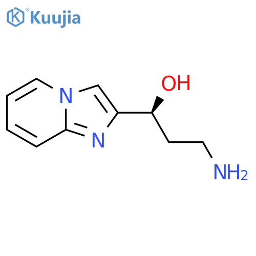 (1S)-3-amino-1-{imidazo1,2-apyridin-2-yl}propan-1-ol structure