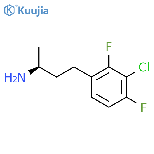 (2S)-4-(3-chloro-2,4-difluorophenyl)butan-2-amine structure