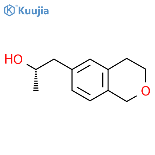 (2S)-1-(3,4-dihydro-1H-2-benzopyran-6-yl)propan-2-ol structure