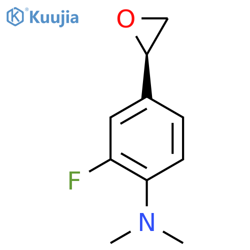 2-fluoro-N,N-dimethyl-4-(2R)-oxiran-2-ylaniline structure