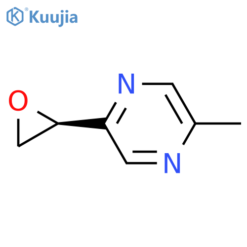 2-methyl-5-(2S)-oxiran-2-ylpyrazine structure