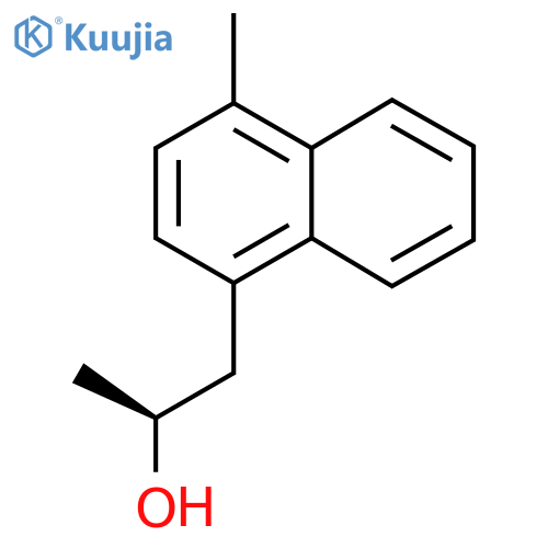 (2S)-1-(4-methylnaphthalen-1-yl)propan-2-ol structure