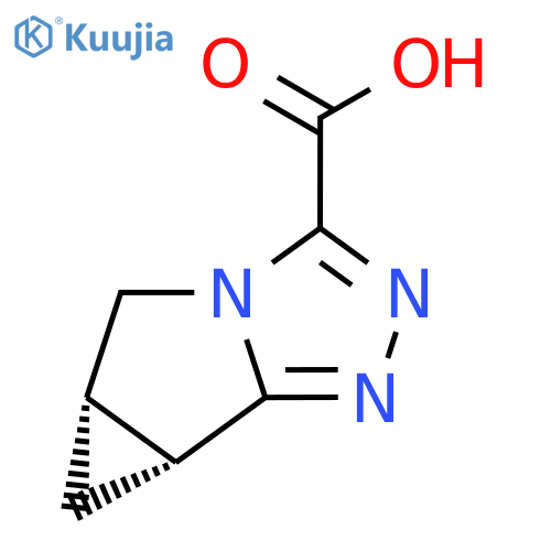 6,8,9-triazatricyclo4.3.0.0,2,4nona-1(9),7-diene-7-carboxylic acid structure