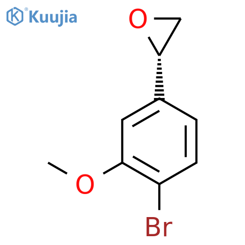 (2S)-2-(4-bromo-3-methoxyphenyl)oxirane structure