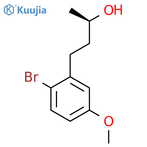 (2R)-4-(2-bromo-5-methoxyphenyl)butan-2-ol structure