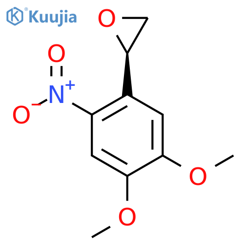 (2R)-2-(4,5-dimethoxy-2-nitrophenyl)oxirane structure
