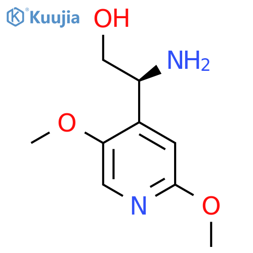 (2S)-2-amino-2-(2,5-dimethoxypyridin-4-yl)ethan-1-ol structure