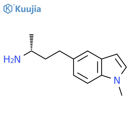 (2R)-4-(1-methyl-1H-indol-5-yl)butan-2-amine structure