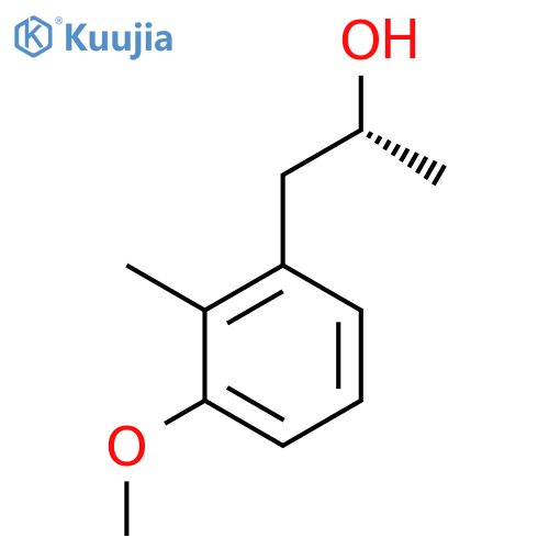 (2R)-1-(3-methoxy-2-methylphenyl)propan-2-ol structure