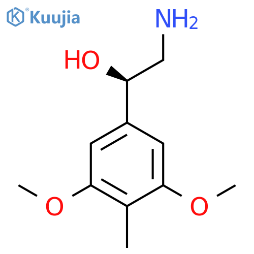 (1R)-2-amino-1-(3,5-dimethoxy-4-methylphenyl)ethan-1-ol structure