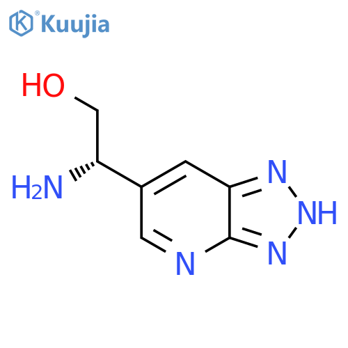(2S)-2-amino-2-{3H-1,2,3triazolo4,5-bpyridin-6-yl}ethan-1-ol structure