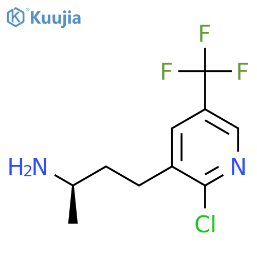 (2R)-4-2-chloro-5-(trifluoromethyl)pyridin-3-ylbutan-2-amine structure
