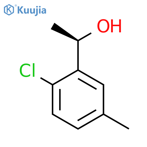 (1R)-1-(2-chloro-5-methylphenyl)ethan-1-ol structure
