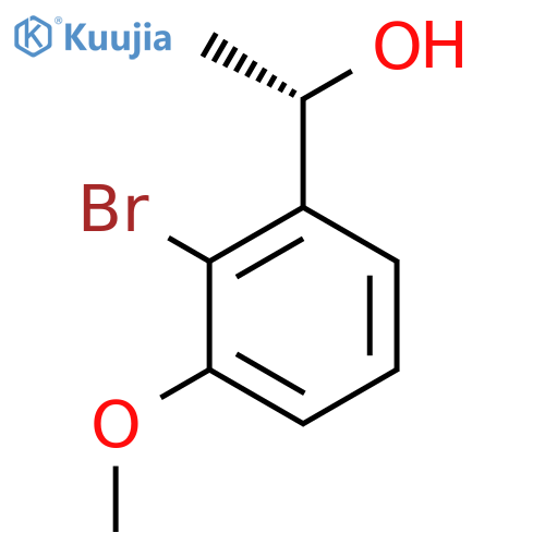 (1S)-1-(2-bromo-3-methoxyphenyl)ethan-1-ol structure