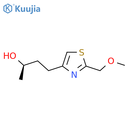 (2R)-4-2-(methoxymethyl)-1,3-thiazol-4-ylbutan-2-ol structure