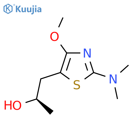 (2R)-1-2-(dimethylamino)-4-methoxy-1,3-thiazol-5-ylpropan-2-ol structure