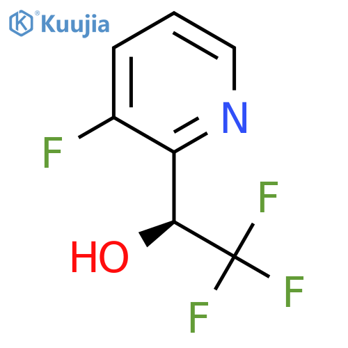 (1S)-2,2,2-trifluoro-1-(3-fluoropyridin-2-yl)ethan-1-ol structure