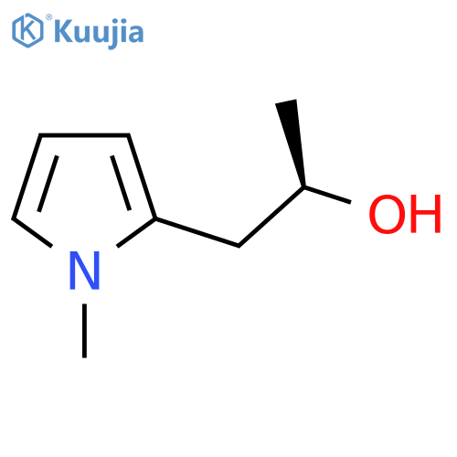 (2R)-1-(1-methyl-1H-pyrrol-2-yl)propan-2-ol structure